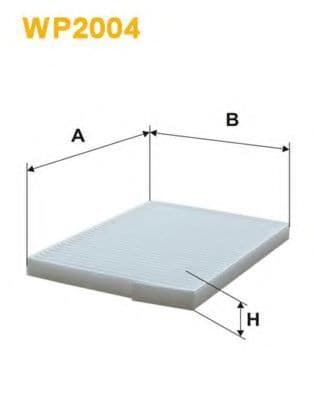 WP2004 WIX Filters Фільтр салону для Renault Koleos