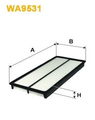 WA9531 WIX Filters Повітряний фільтр