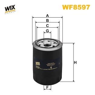 wf8597 WIX Filters Паливний фільтр