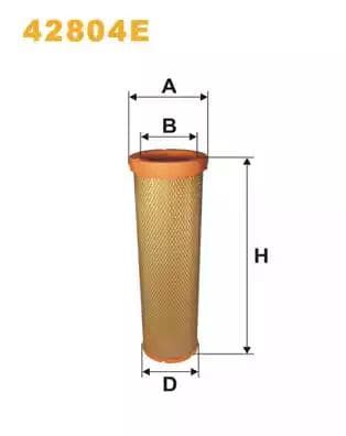 42804E WIX Filters Фільтр додаткового повітря