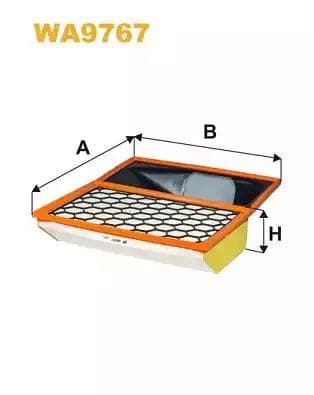 wa9767 WIX Filters Повітряний фільтр