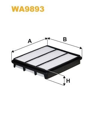 wa9893 WIX Filters Воздушный фильтр