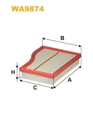 WA9874 WIX Filters Повітряний фільтр