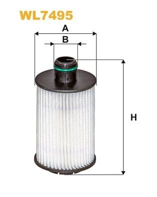 wl7495 WIX Filters Оливний фільтр