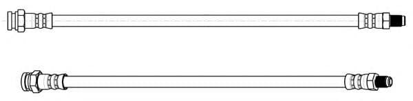 510027 CEF Тормозной шланг