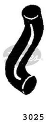 3025 Gates Патрубок радіатора системи охолодження двигуна для Renault 4