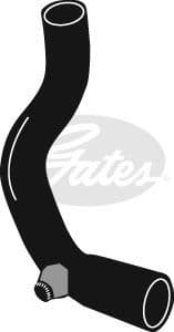 3884 Gates Патрубок радіатора системи охолодження двигуна для Renault Twingo