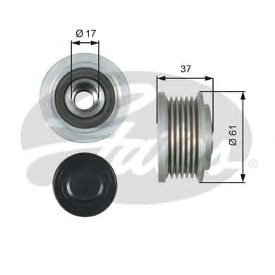 OAP7164 Gates Муфта генератора