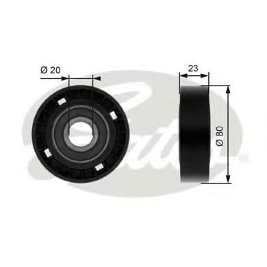 T36208 Gates Обвідний ролик поліклинового ременя