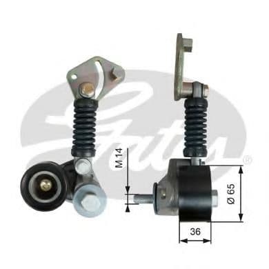 T38603 Gates Натяжний ролик поліклинового ременя