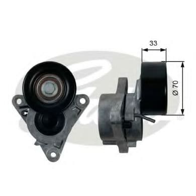 T39171 Gates Натяжний ролик поліклинового ременя