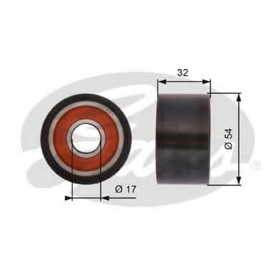 T42167 Gates Обвідний ролик ременя ГРМ