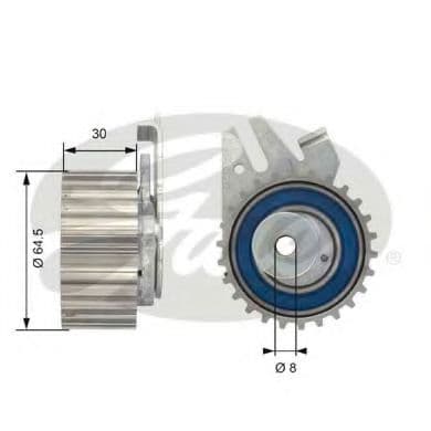 T43042 Gates Натяжной ролик ремня ГРМ