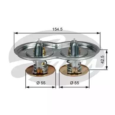 TH5208087G1 Gates Термостат