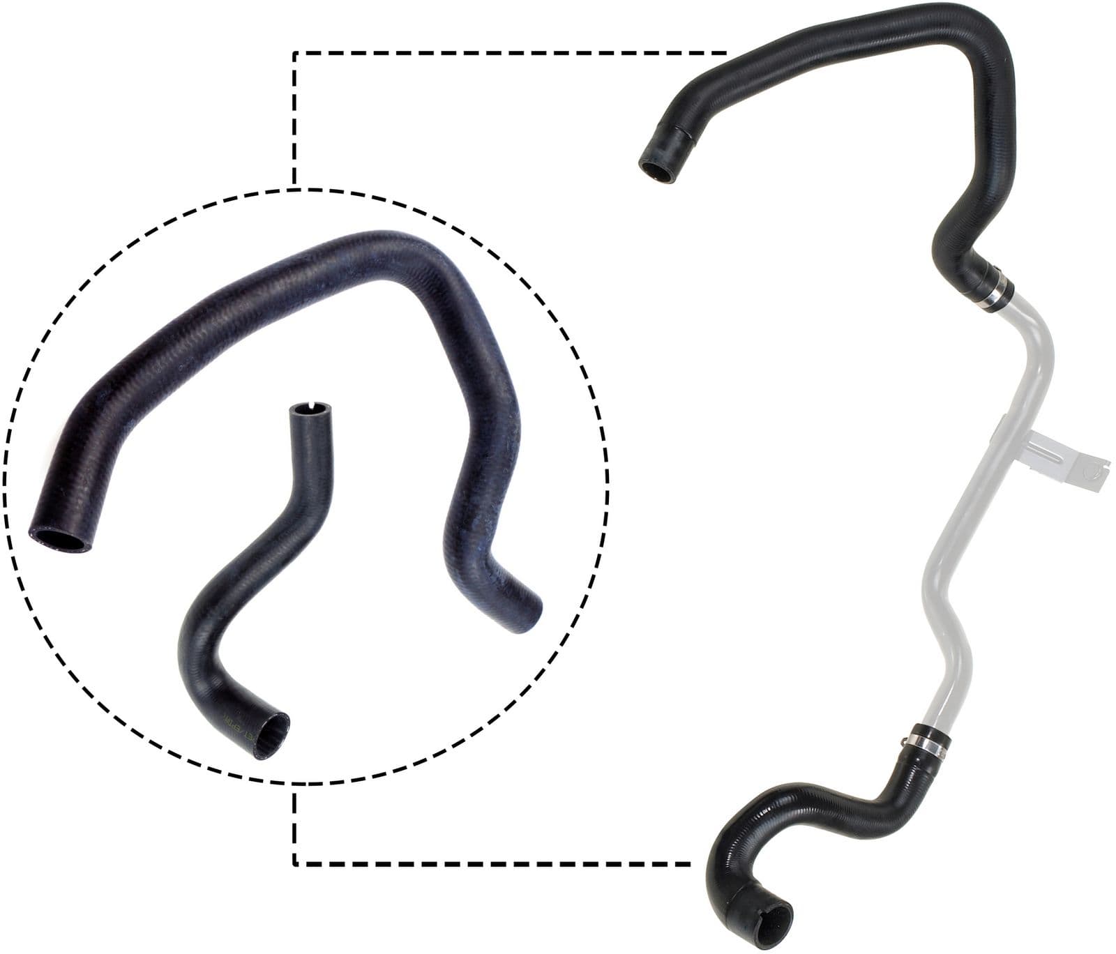 052684 Gates Патрубок радиатора системы охлаждения двигателя