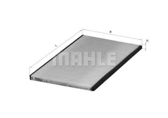 LA 475 Mahle Фильтр салона для Toyota IQ