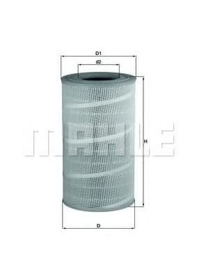 LX 712 Mahle Повітряний фільтр