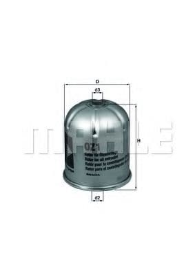 OZ 1D Mahle Масляный фильтр