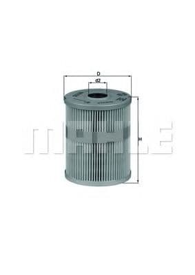 OX 125D Mahle Оливний фільтр