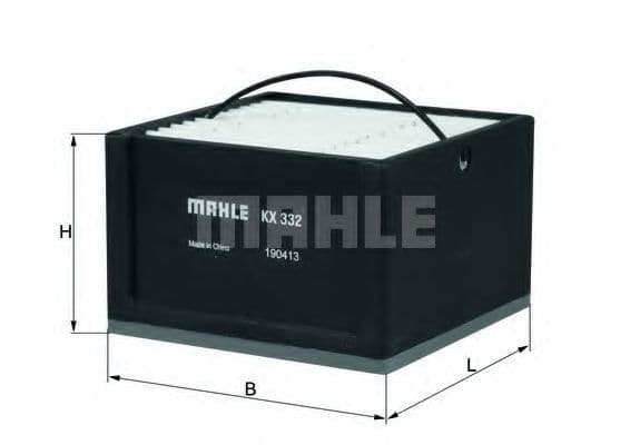 KX 332 Mahle Топливный фильтр
