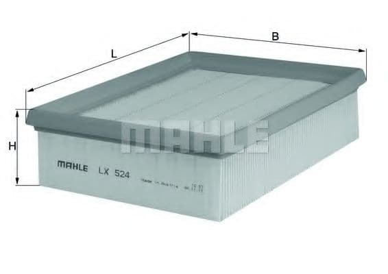 LX 524 Mahle Повітряний фільтр