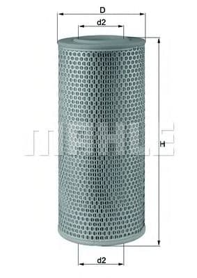 LX 610 Mahle Повітряний фільтр