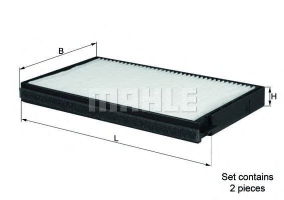 LA 634/S Mahle Фільтр салону для Hyundai H-1