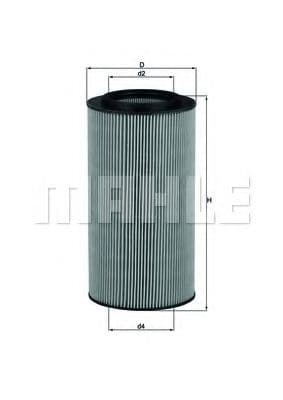 OX 561D Mahle Оливний фільтр