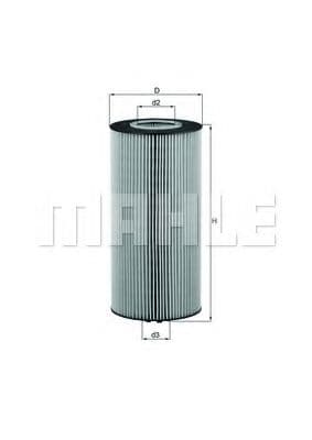 OX 348D Mahle Оливний фільтр