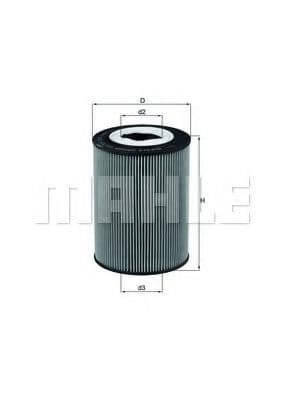 OX 359D Mahle Оливний фільтр