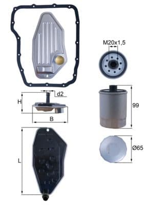 hx276kit Mahle Фільтр АКПП