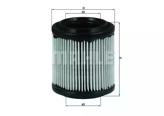 LX 279 Mahle Повітряний фільтр для Porsche 928