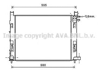 DAA2007 Prasco Радіатор охолодження двигуна