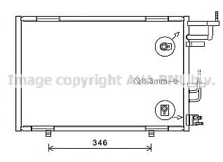 FD5583D Prasco Радиатор кондиционера