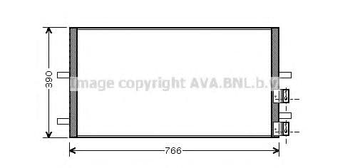 FDA5407 Prasco Радиатор кондиционера