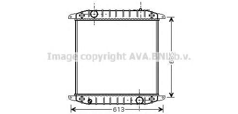 IV2078 Prasco Радіатор охолодження двигуна