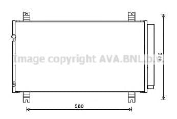 MT5258D Prasco Радиатор кондиционера для Mitsubishi Grandis