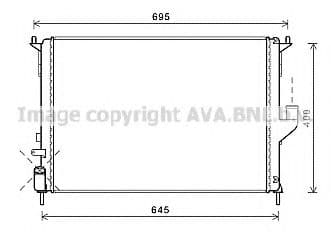 RTA2477 Prasco Радіатор охолодження двигуна