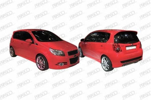DW3277213 Prasco Наружное зеркало для Chevrolet Aveo