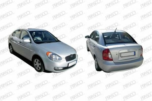 HN0193210 Prasco Передня панель кузова для Hyundai Accent