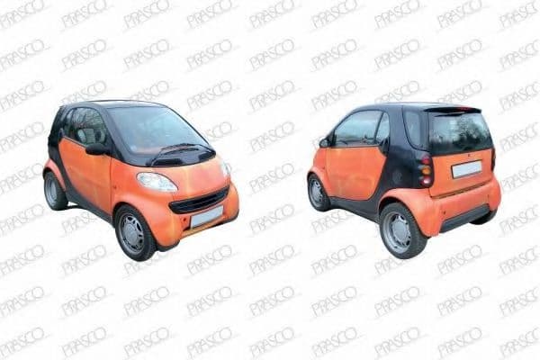 ME3027513 Prasco Стекло наружного зеркала для Smart City-Coupe