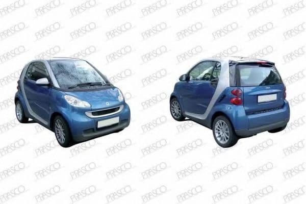 ME3057416 Prasco Корпус дзеркала для Smart Fortwo