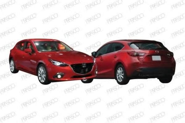 MZ3321051 Prasco Бампер для Mazda 3