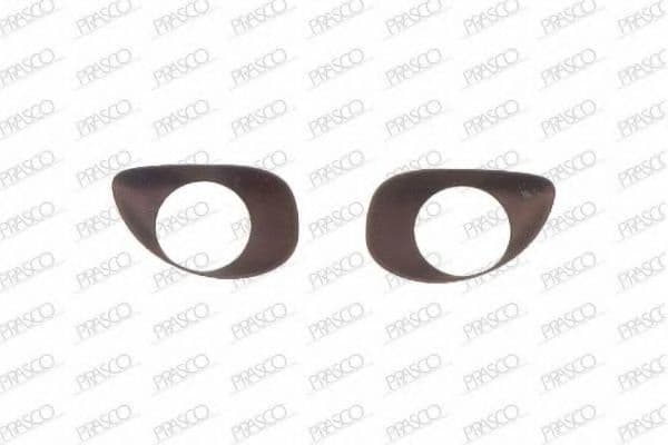 TY3251241 Prasco Облицювання бампера для Toyota Yaris