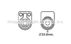 fd3624 Prasco Масляный радиатор двигателя