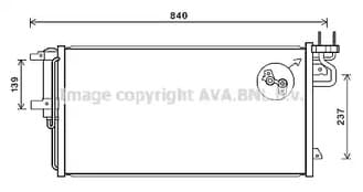fd5617d Prasco Радиатор кондиционера