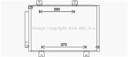 hd5316d Prasco Радиатор кондиционера для Honda Jazz