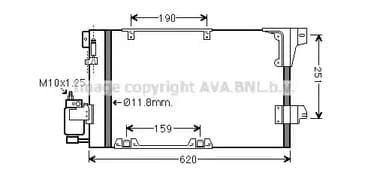ola5251d Prasco Радіатор кондиціонера