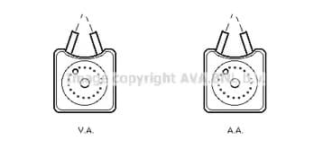 vn3106 Prasco Оливний радіатор двигуна