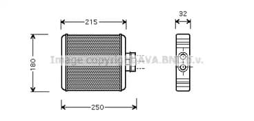 vn6196 Prasco Радиатор печки